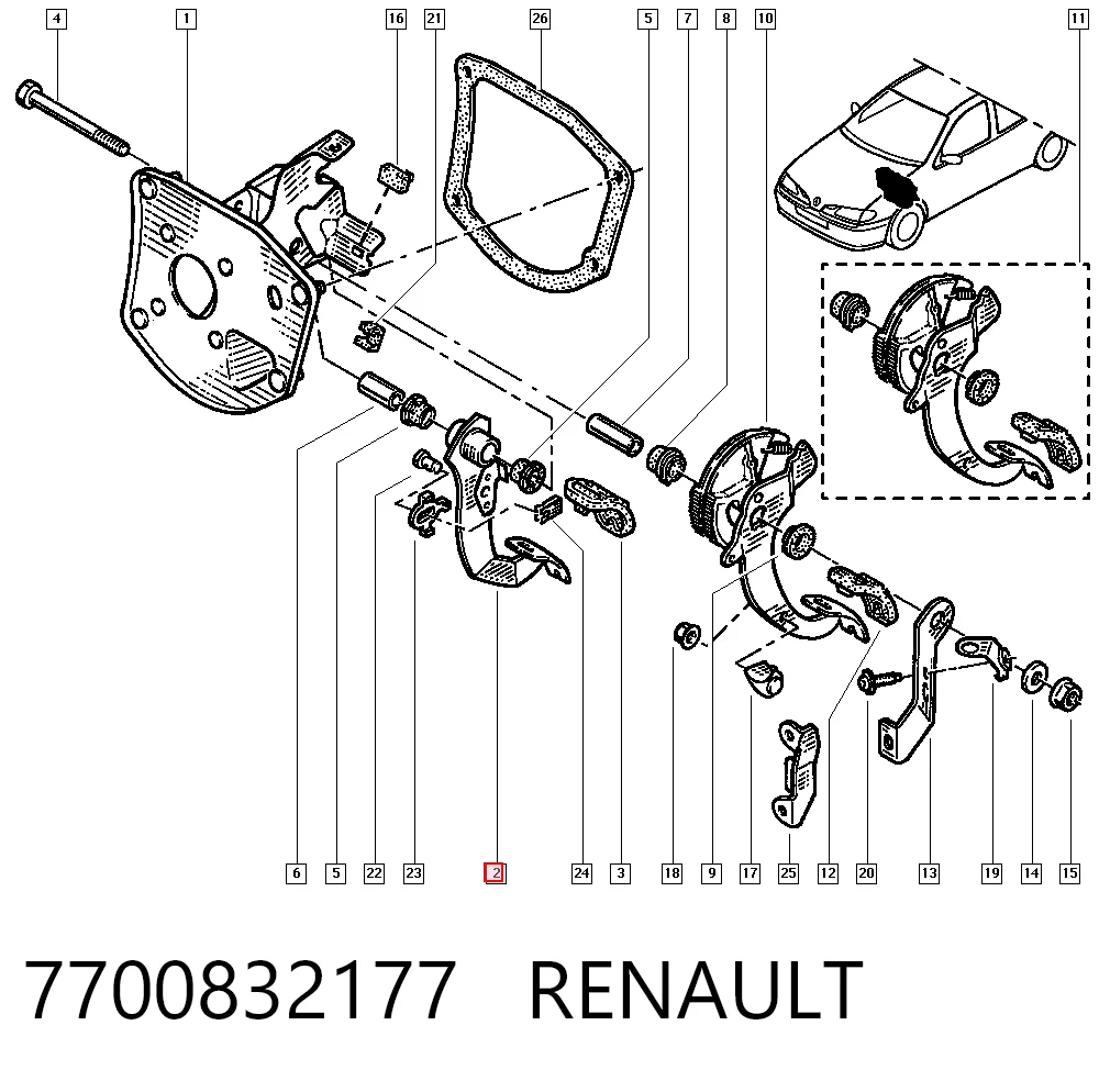 7700832177 Renault (RVI)