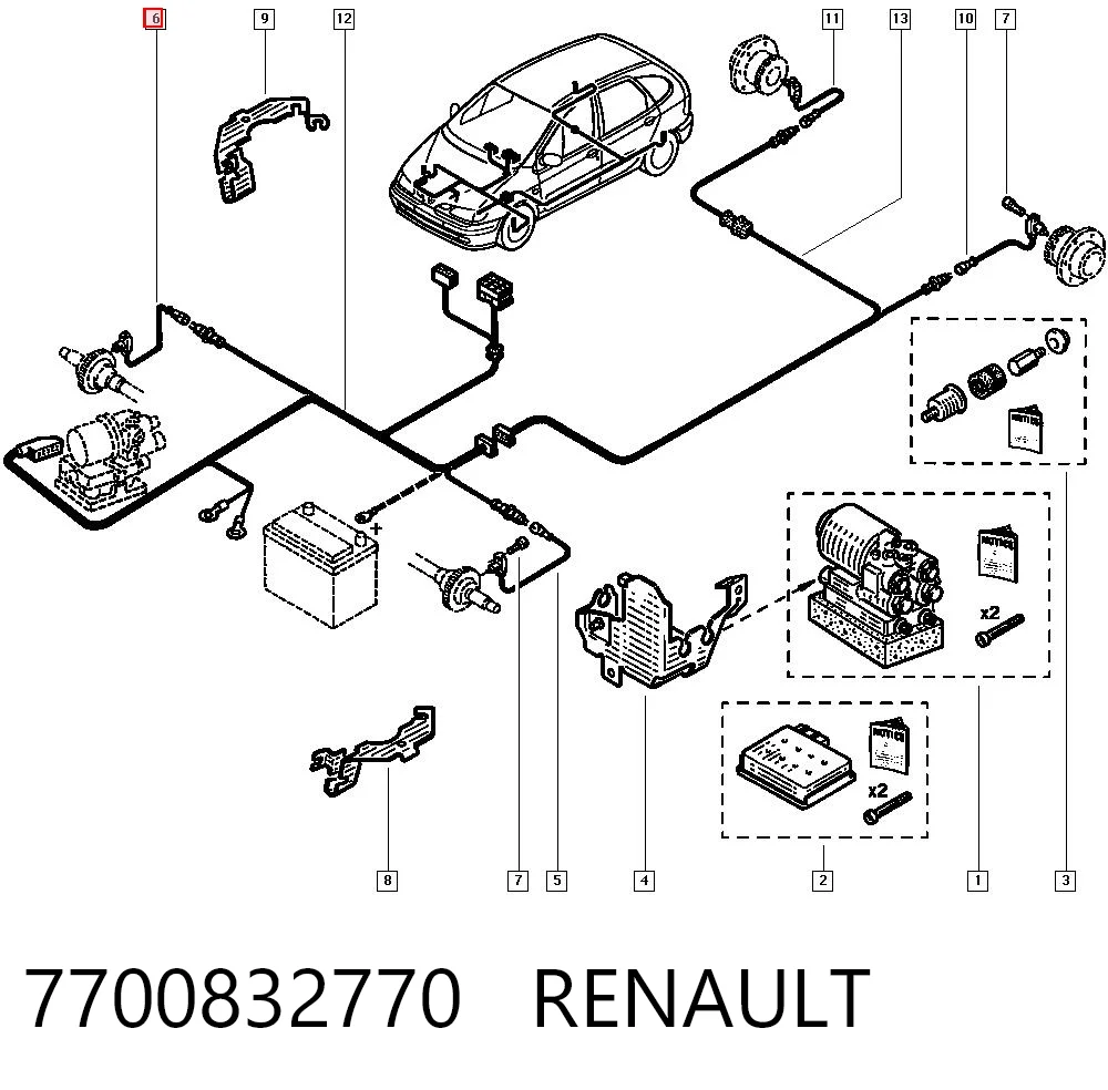 7700832770 Renault (RVI)