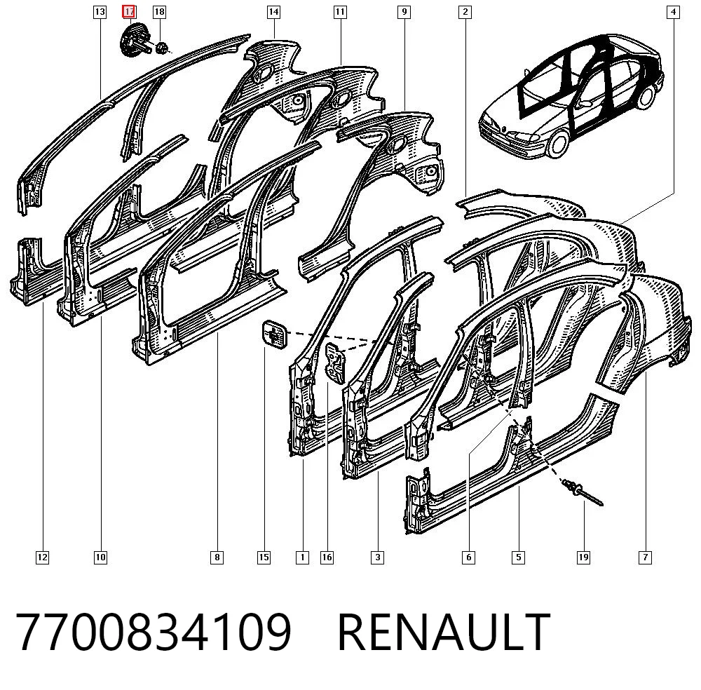 7700834109 Renault (RVI)