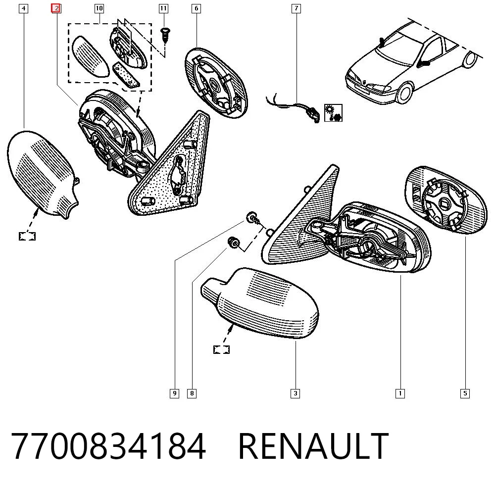 7700834184 Renault (RVI)