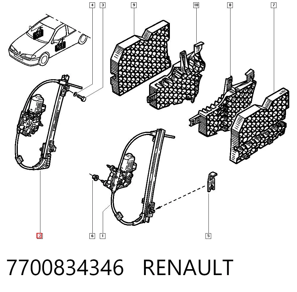  Megane I sedan (1996-2003) original desde 54,58 €