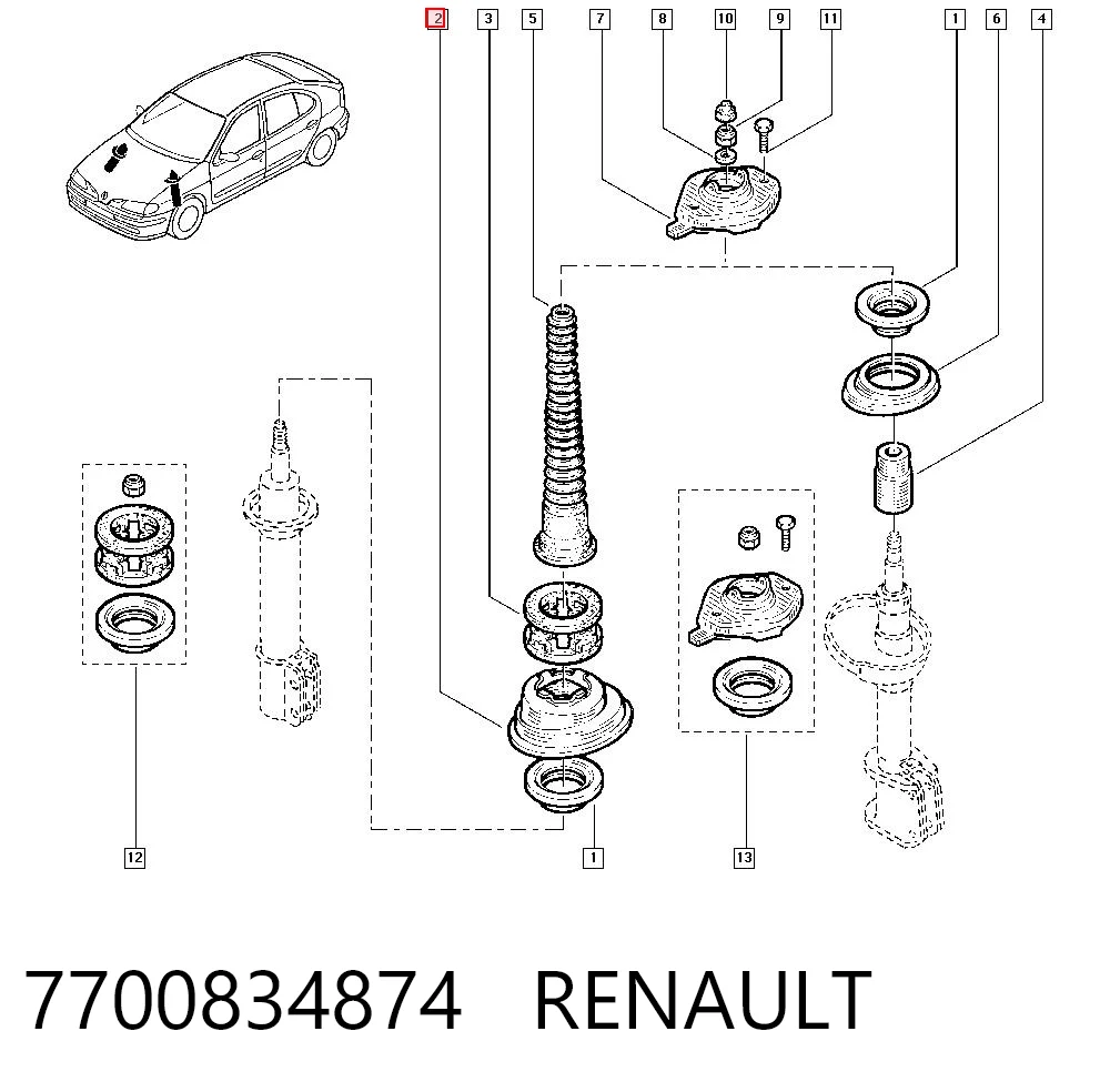 7700834874 Renault (RVI)