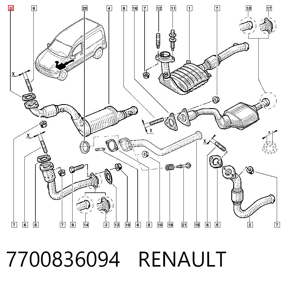 7700836094 Renault (RVI)