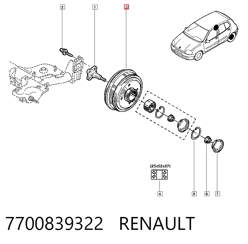 7700839322 Renault (RVI)