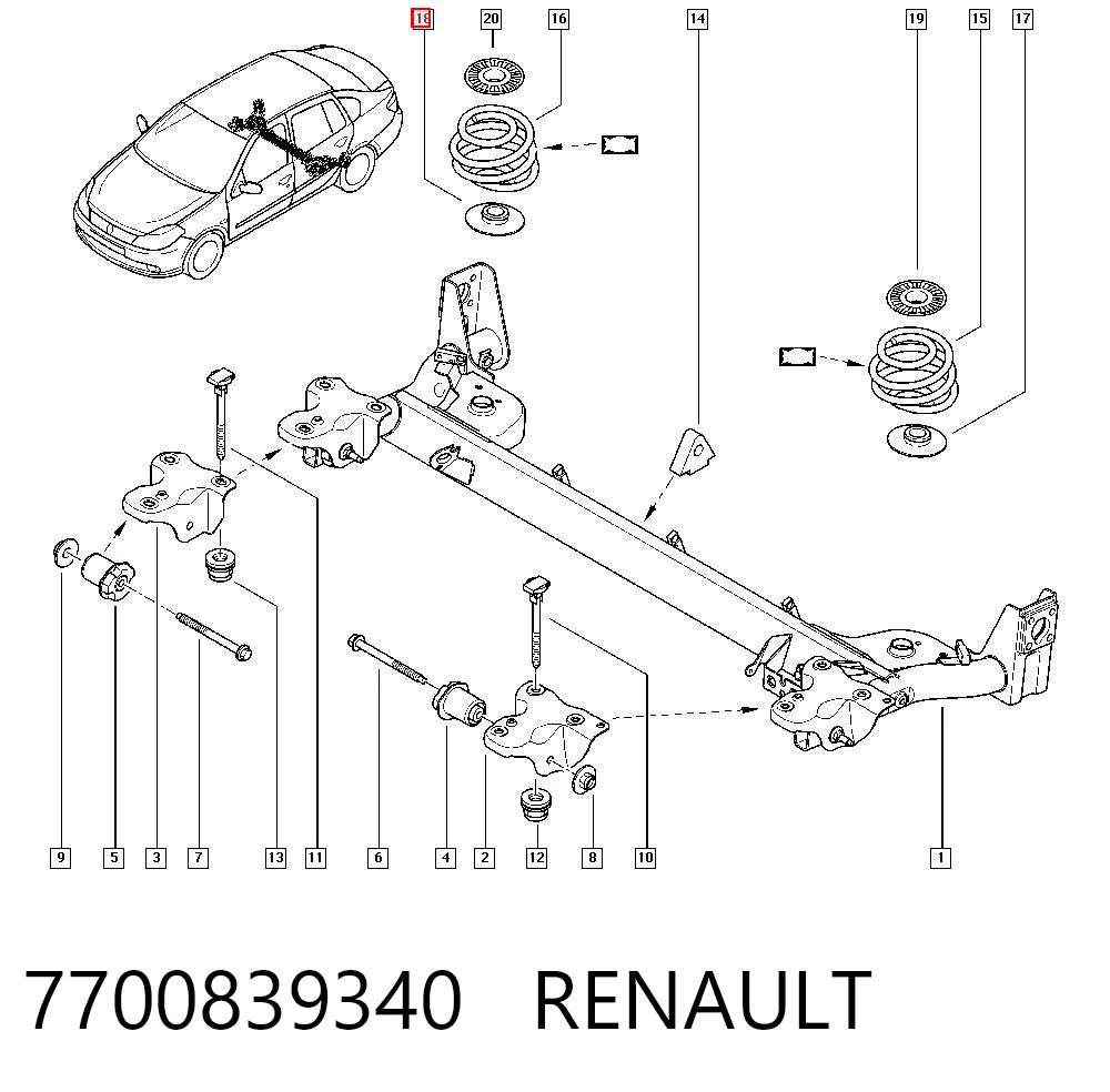 7700839340 Renault (RVI)