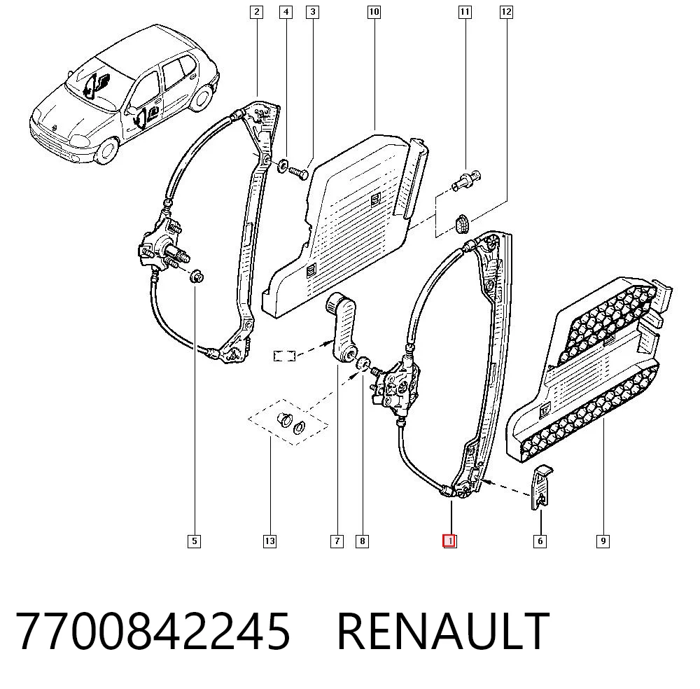 7700842245 Renault (RVI)
