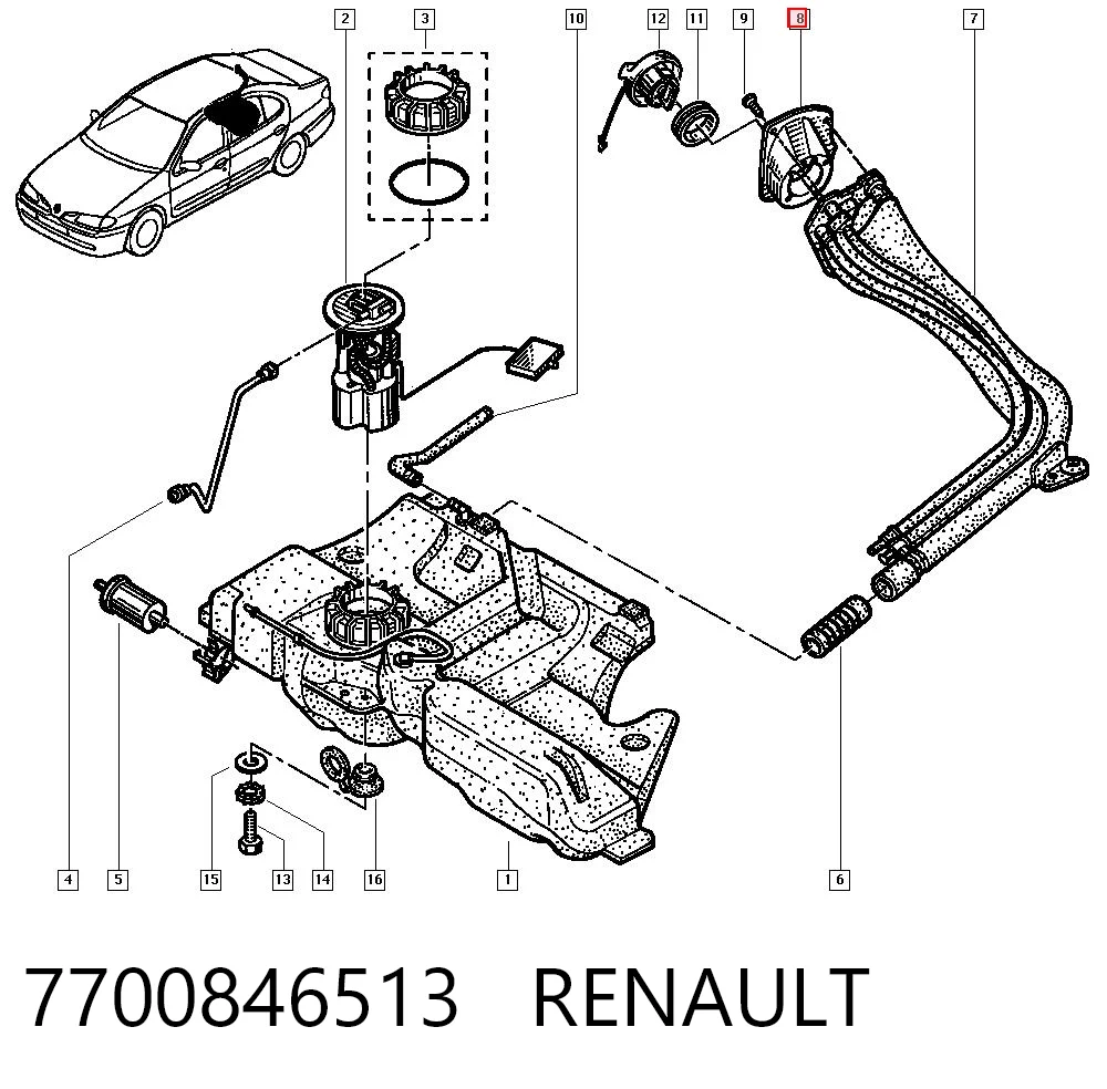7700846513 Renault (RVI)
