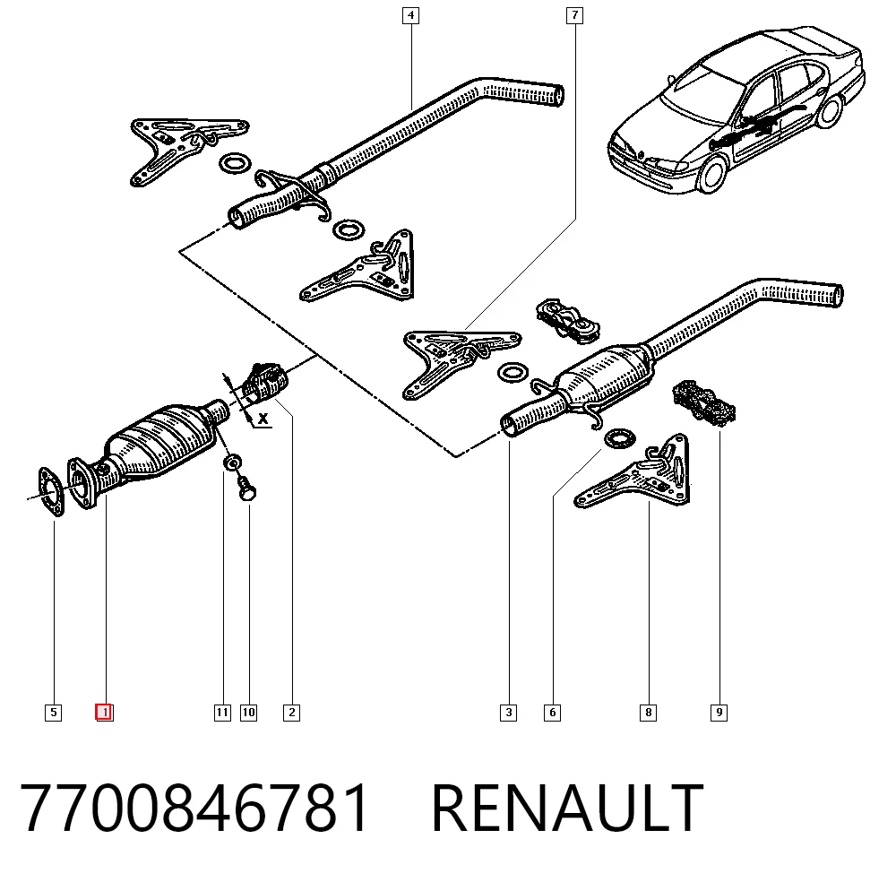  Renault Megane  (1996-2001)