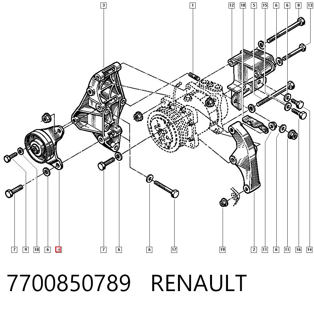 7700850789 Renault (RVI)