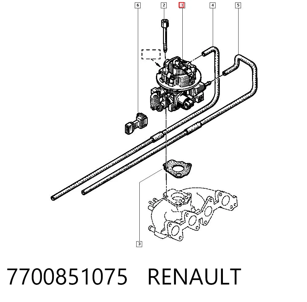 7700851075 Renault (RVI)