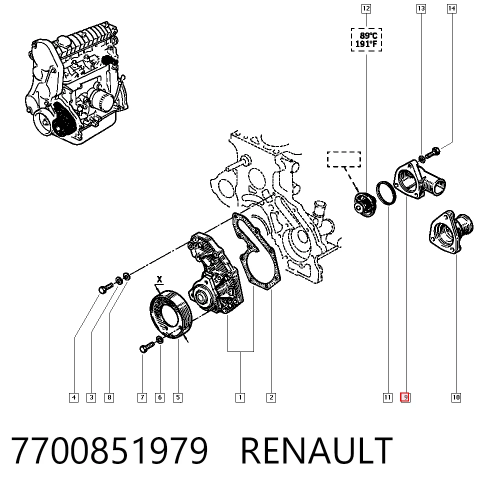 7700851979 Renault (RVI)
