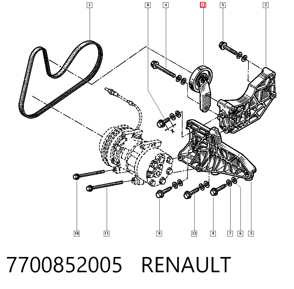 7700852005 Renault (RVI)