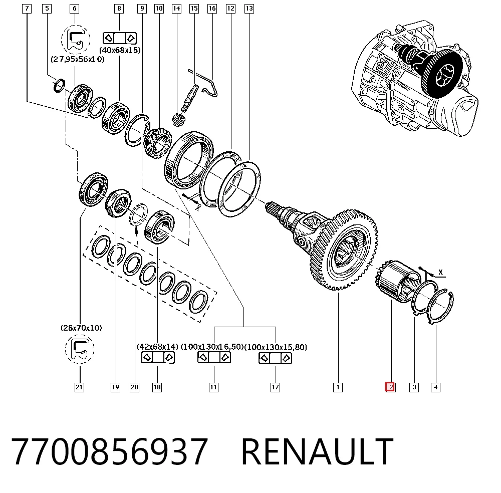 7700856937 Renault (RVI)