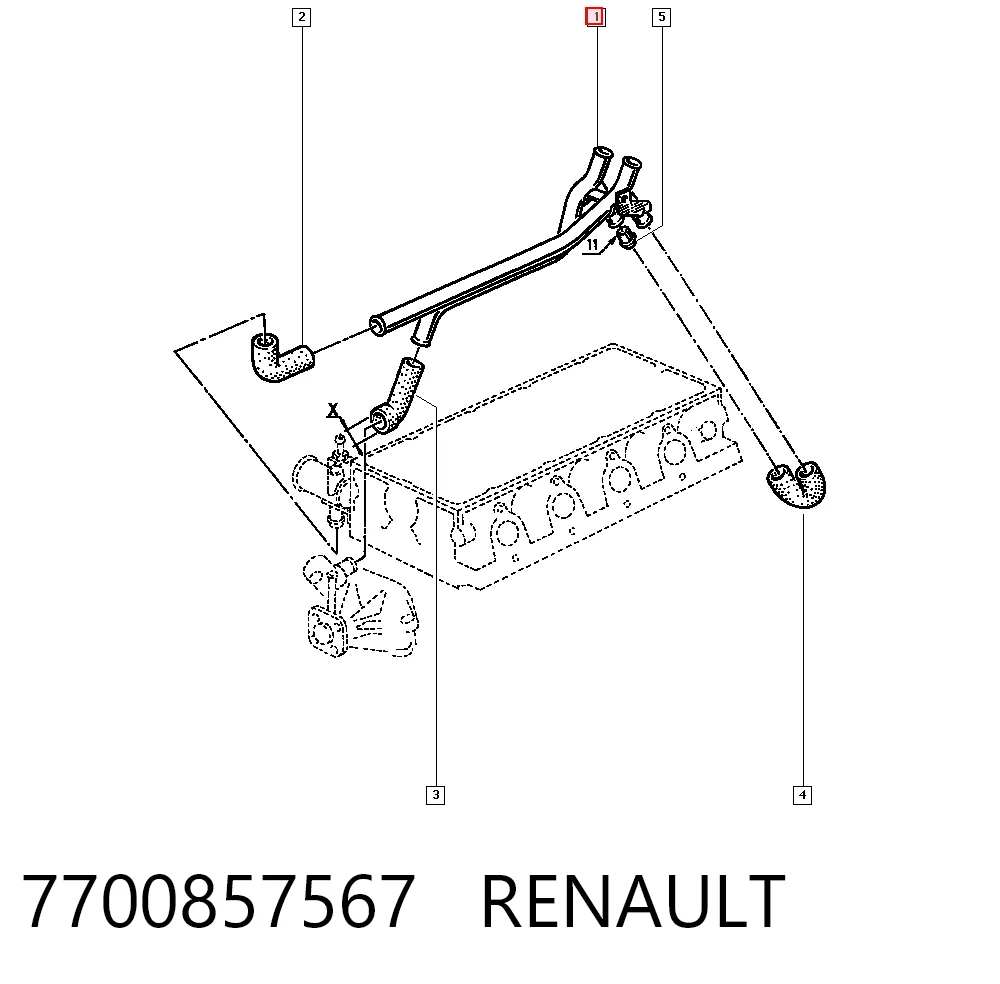 7700857567 Renault (RVI)