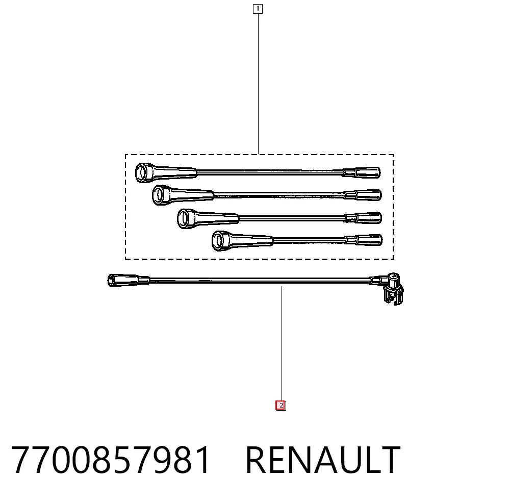 7700857981 Renault (RVI)