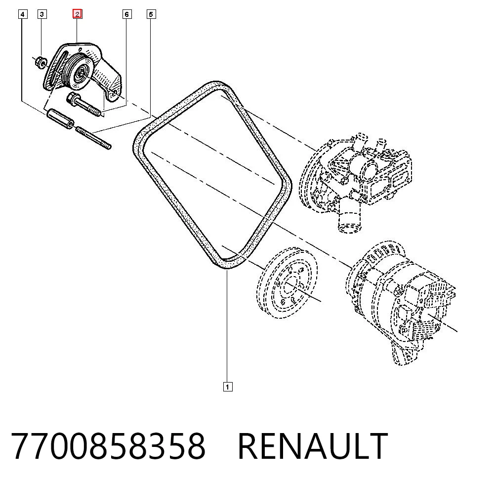 7700858358 Renault (RVI)