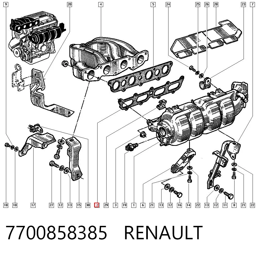 7700858385 Renault (RVI)