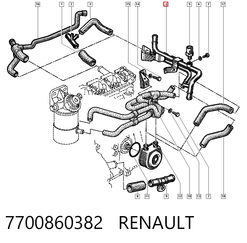 7700860382 Renault (RVI)