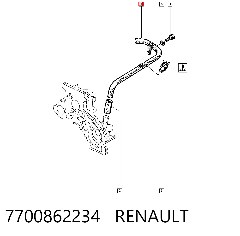 7700862234 Renault (RVI)
