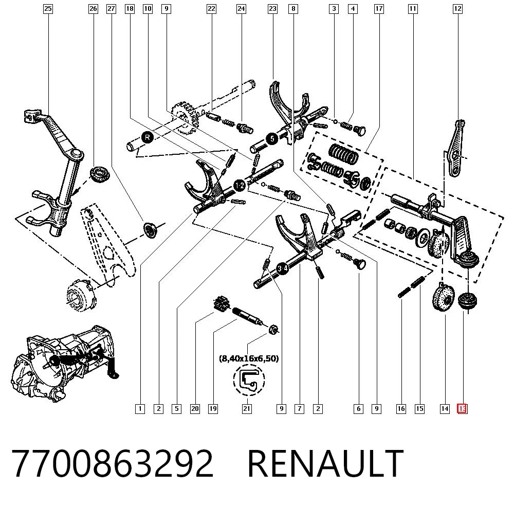 7700863292 Renault (RVI)