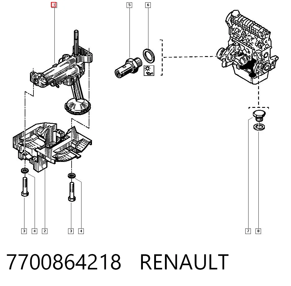 Compre Bomba de óleo Renault 21 