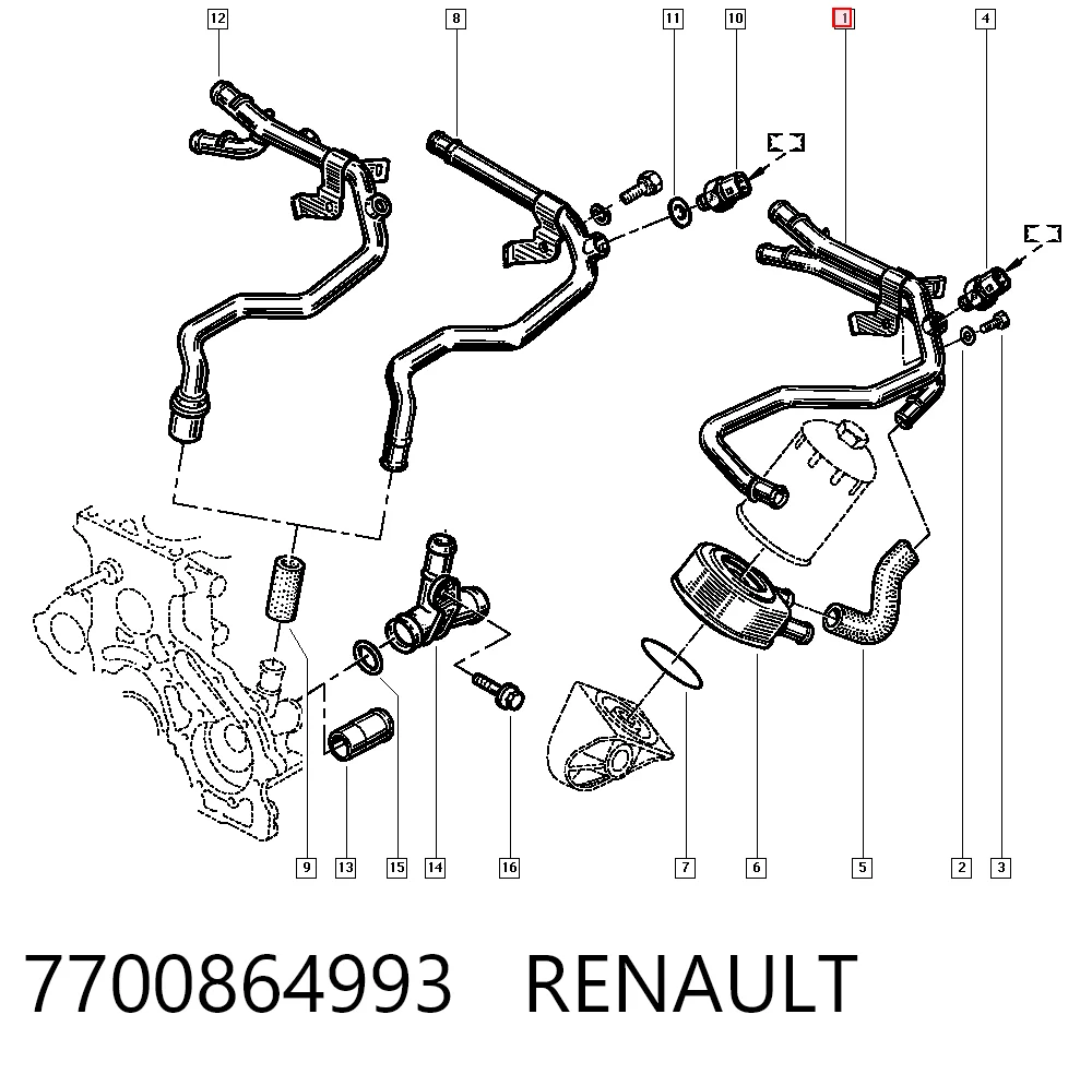 7700864993 Renault (RVI)