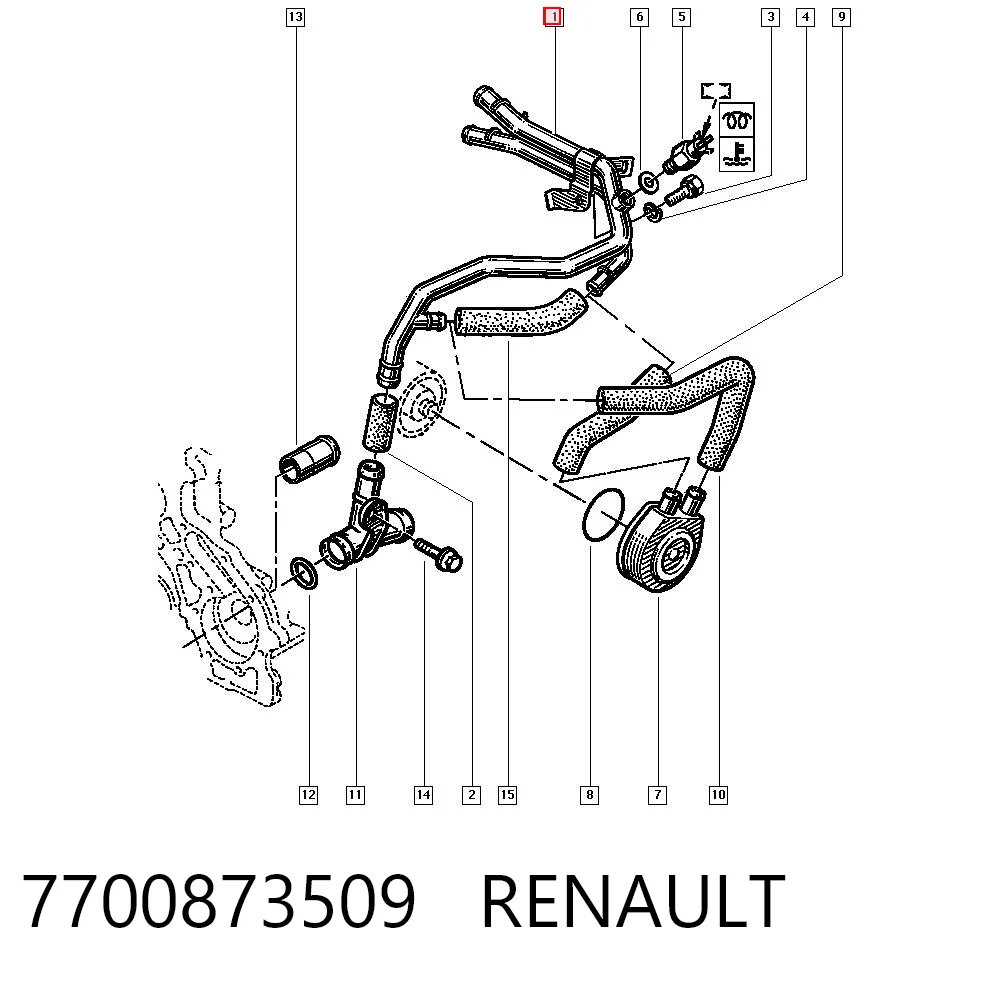 7700873509 Renault (RVI)