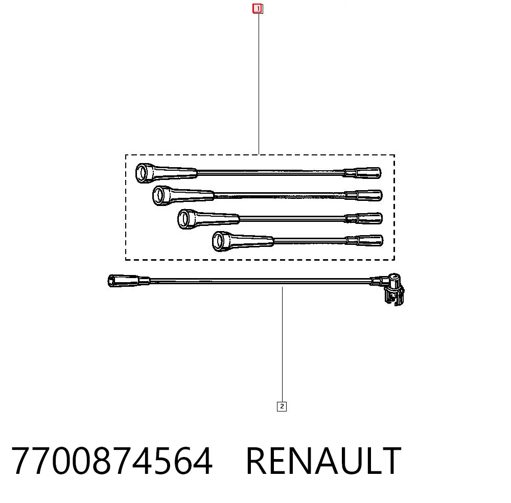 7700874564 Renault (RVI)