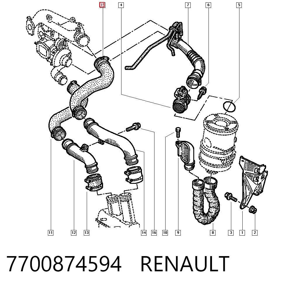 7700874594 Renault (RVI)