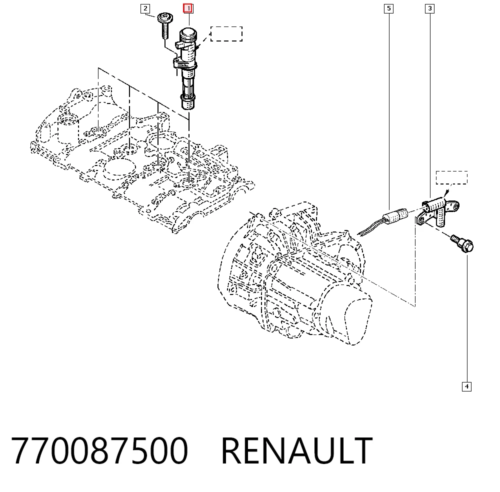 770087500 Renault (RVI) Bobina de ignição