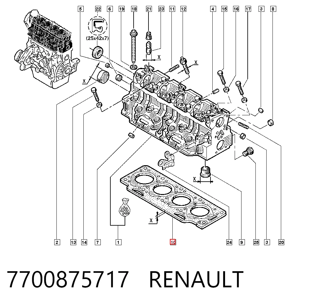 Compre 30864506 Volvo Vedante de cabeça de motor (CBC)
