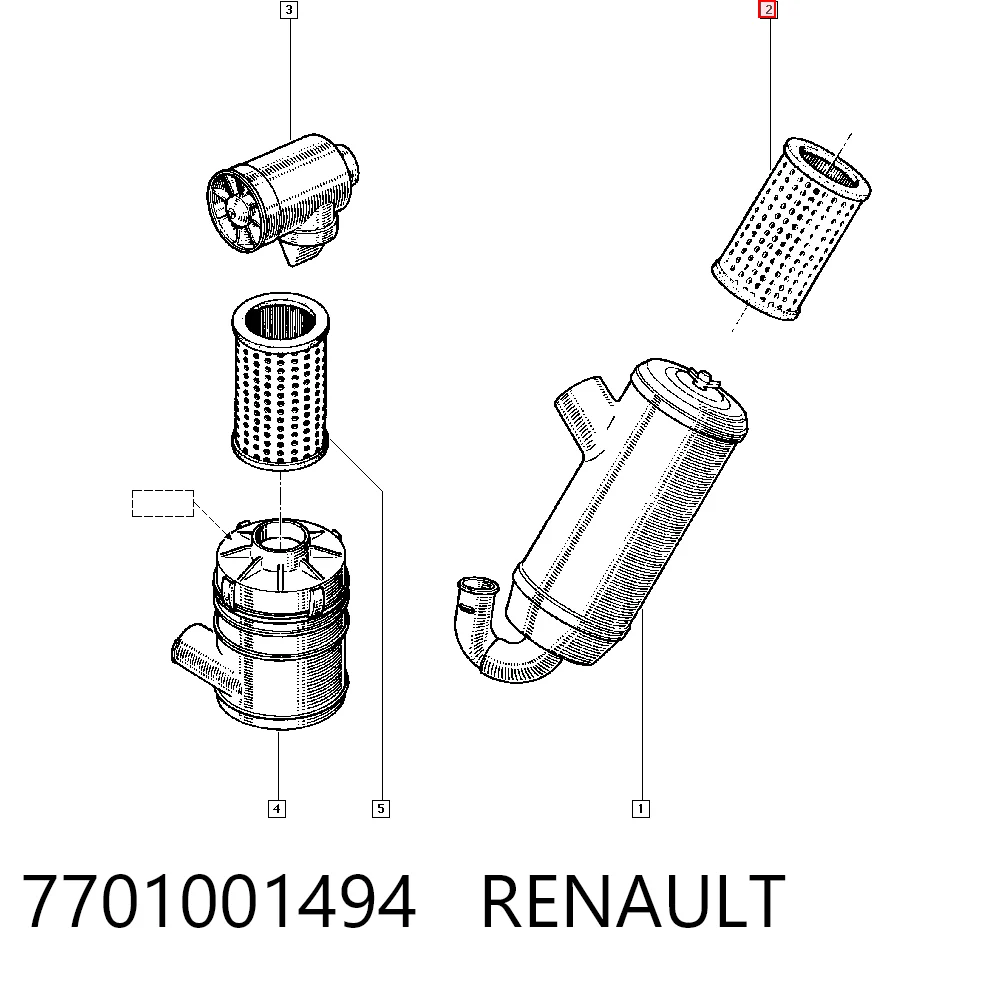 7701001494 Renault (RVI)