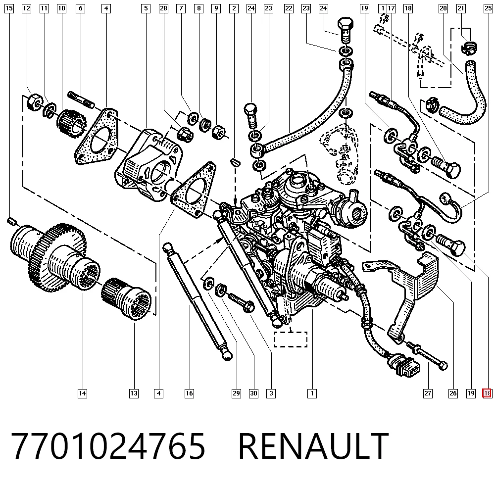 7701024765 Renault (RVI)