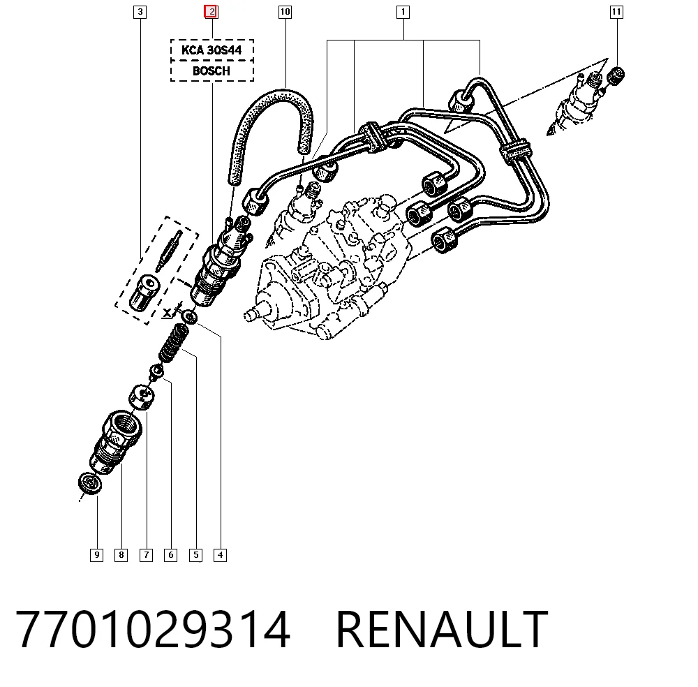 7701029314 Renault (RVI)