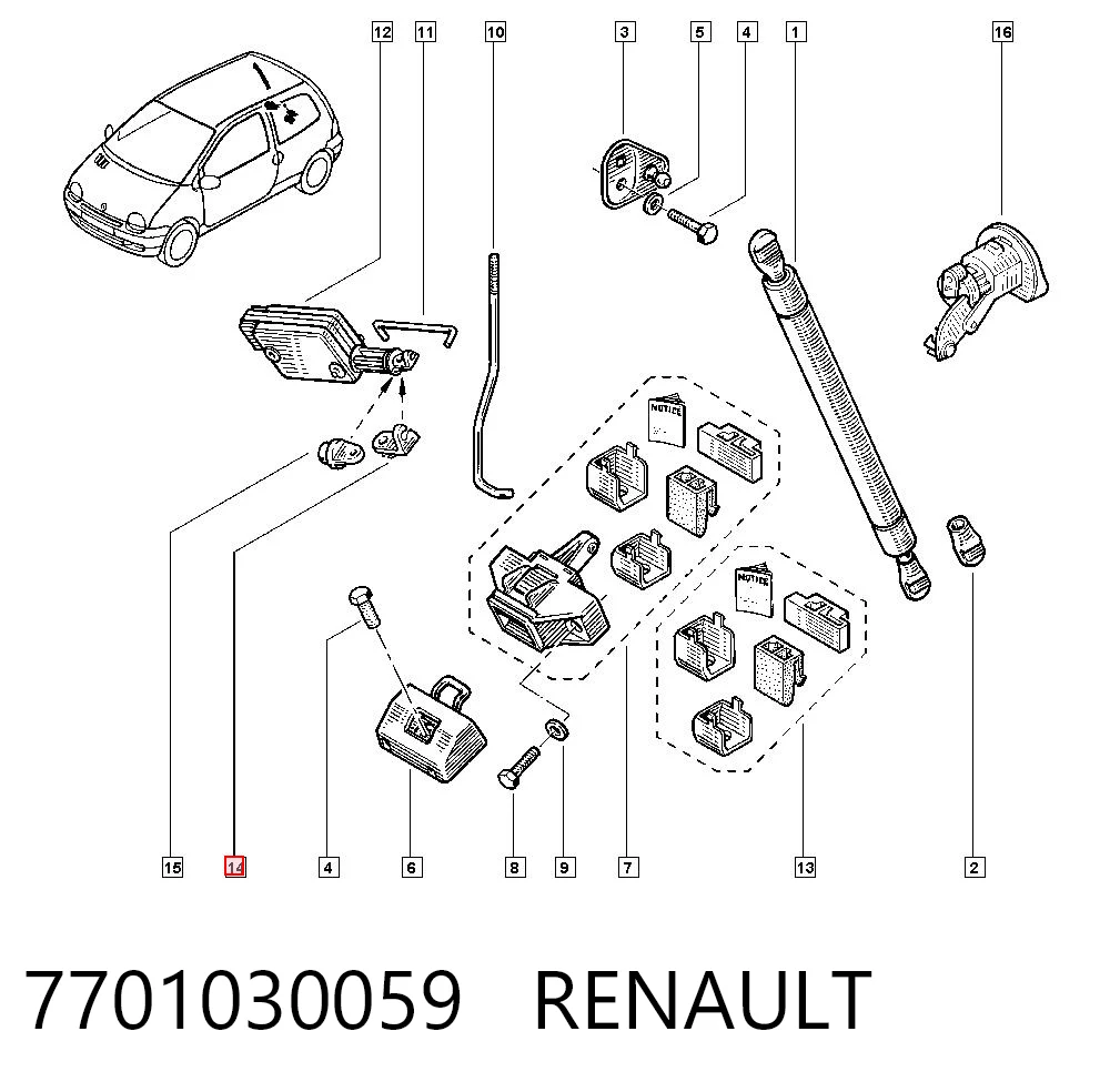 7701030059 Renault (RVI)