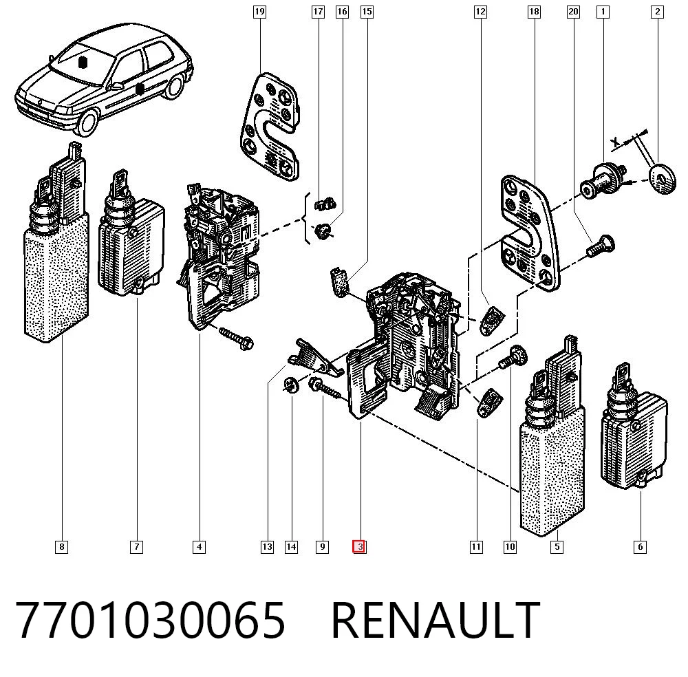 7701030065 Renault (RVI)