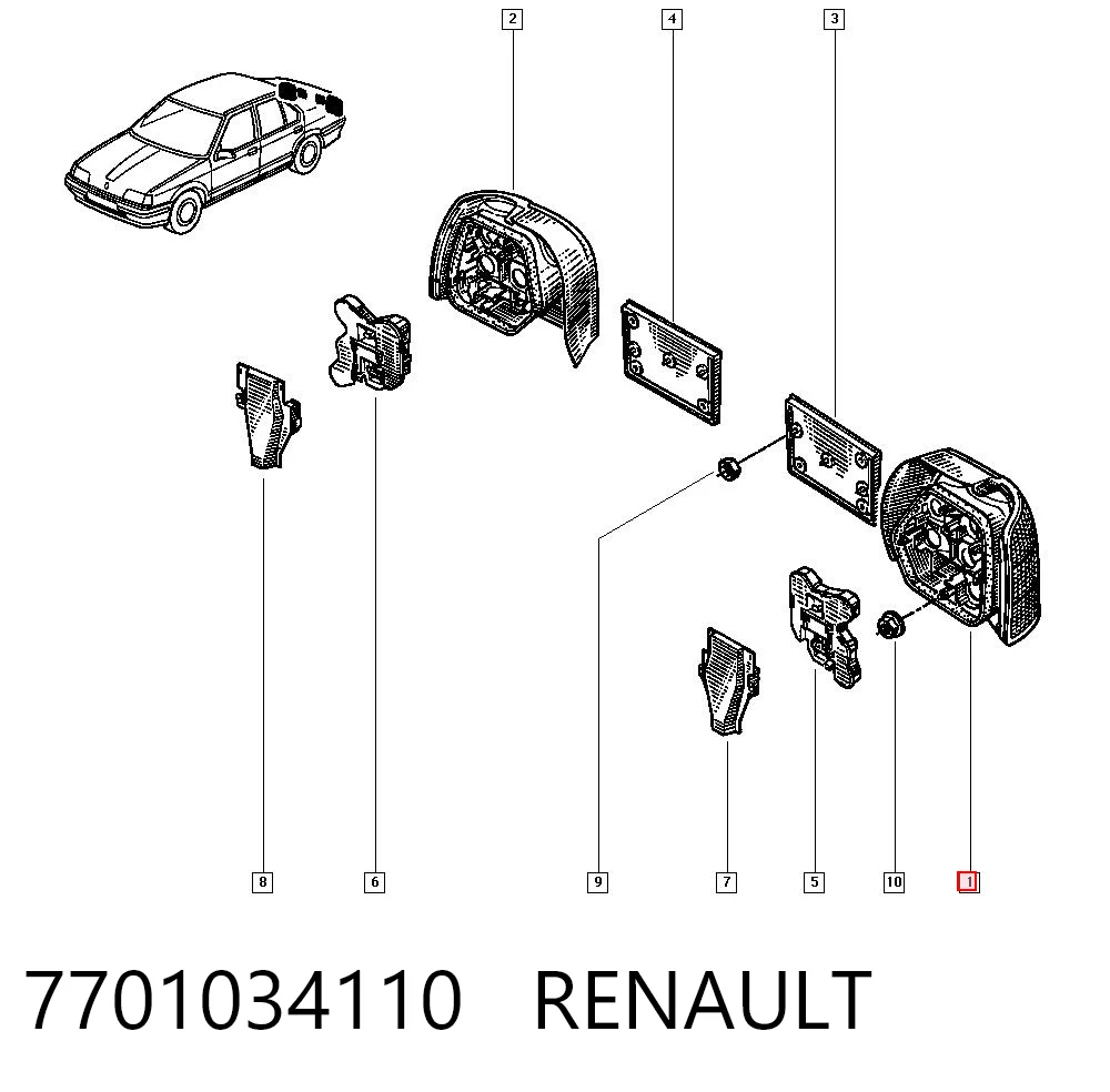7701034110 Renault (RVI)