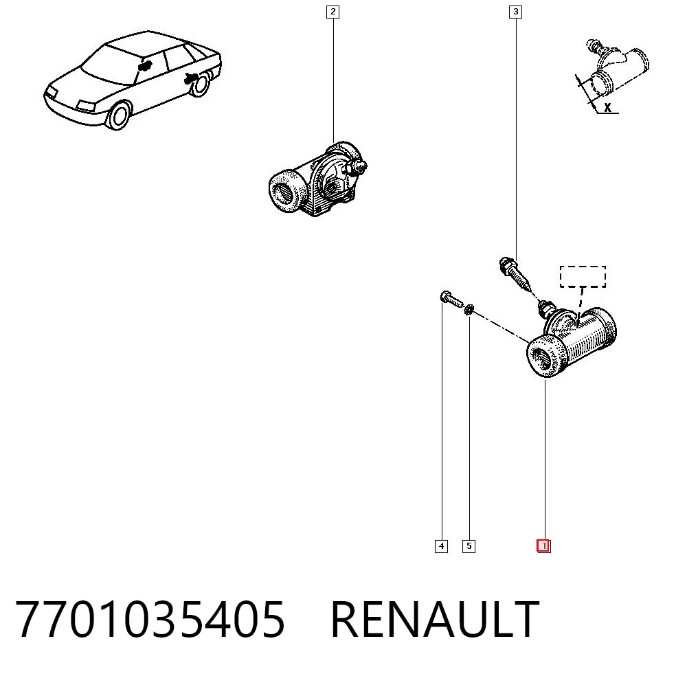 7701035405 Renault (RVI)