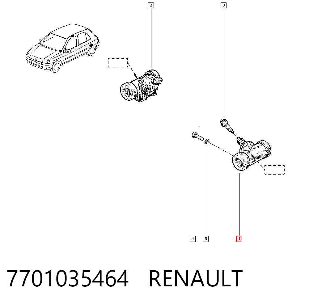 7701035464 Renault (RVI)