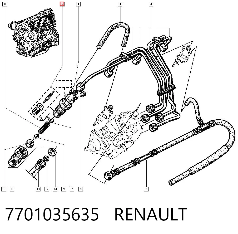 7701035635 Renault (RVI)