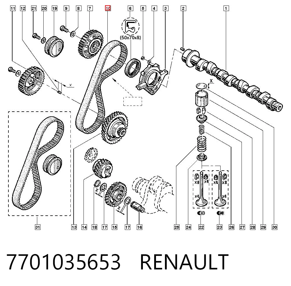 7701035653 Renault (RVI)