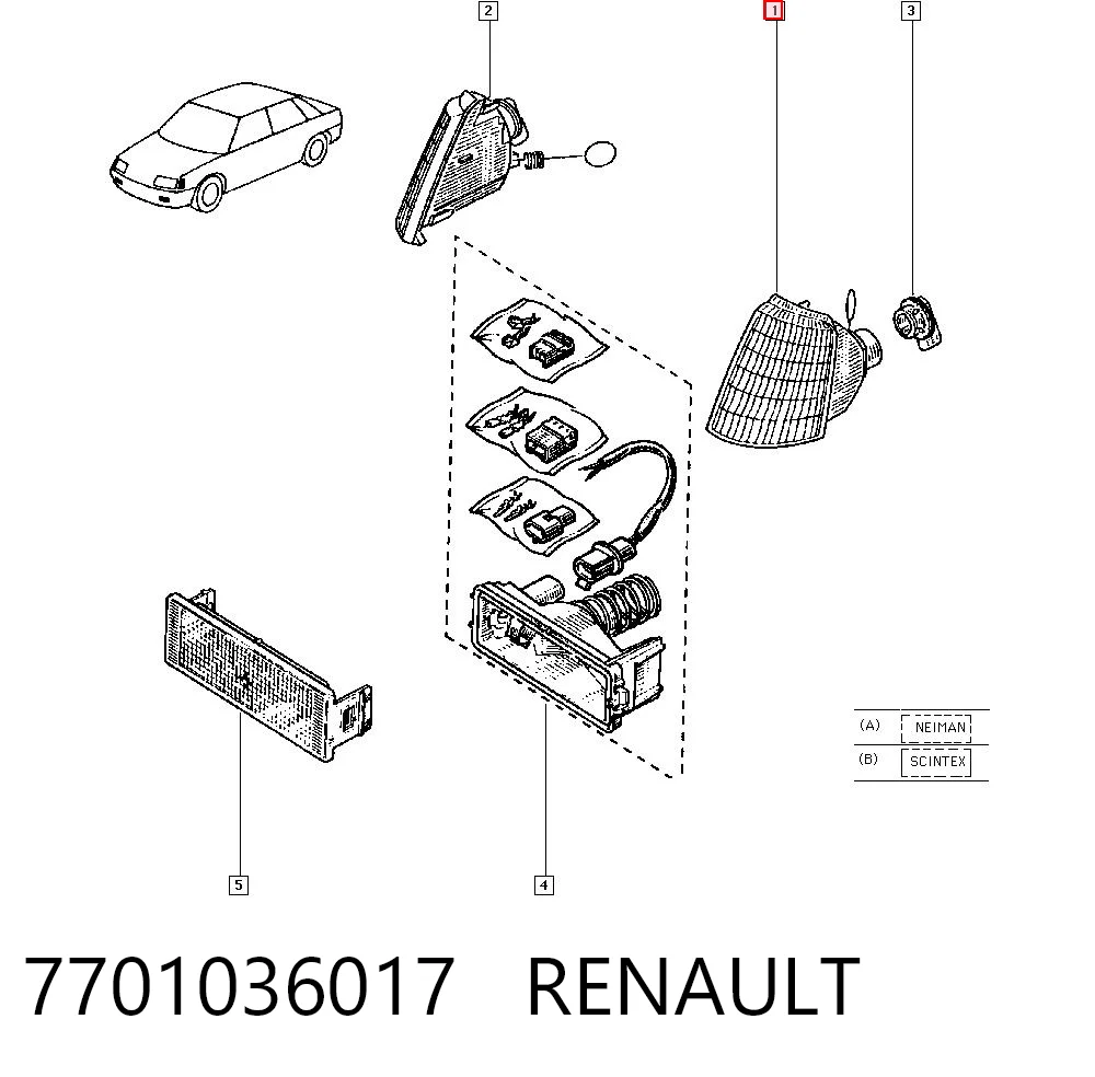 7701036017 Renault (RVI)
