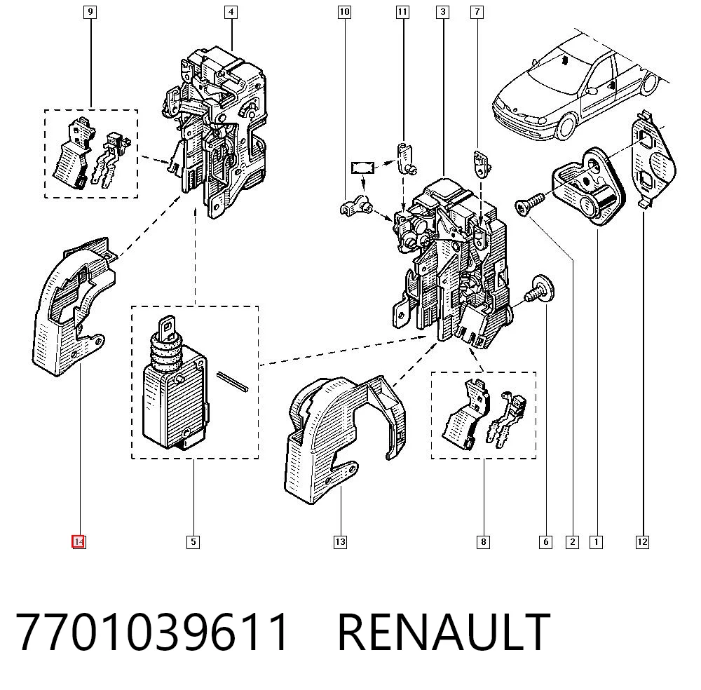 7701039611 Renault (RVI)