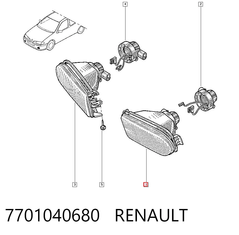 7701040680 Renault (RVI)