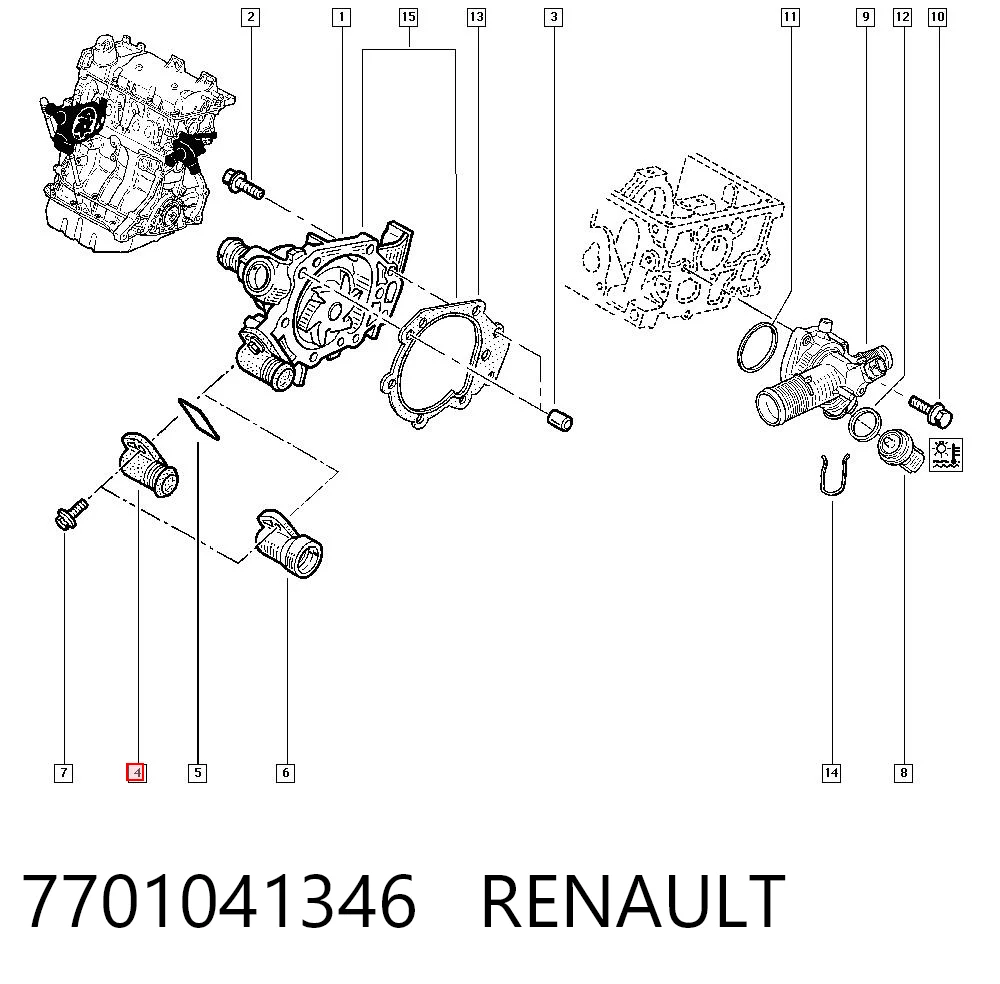 7701041346 Renault (RVI)