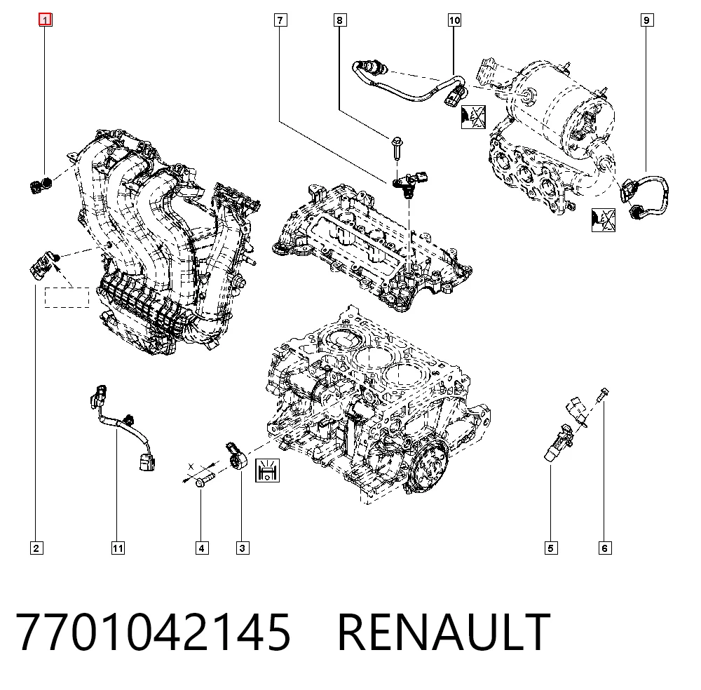 7701042145 Renault (RVI)