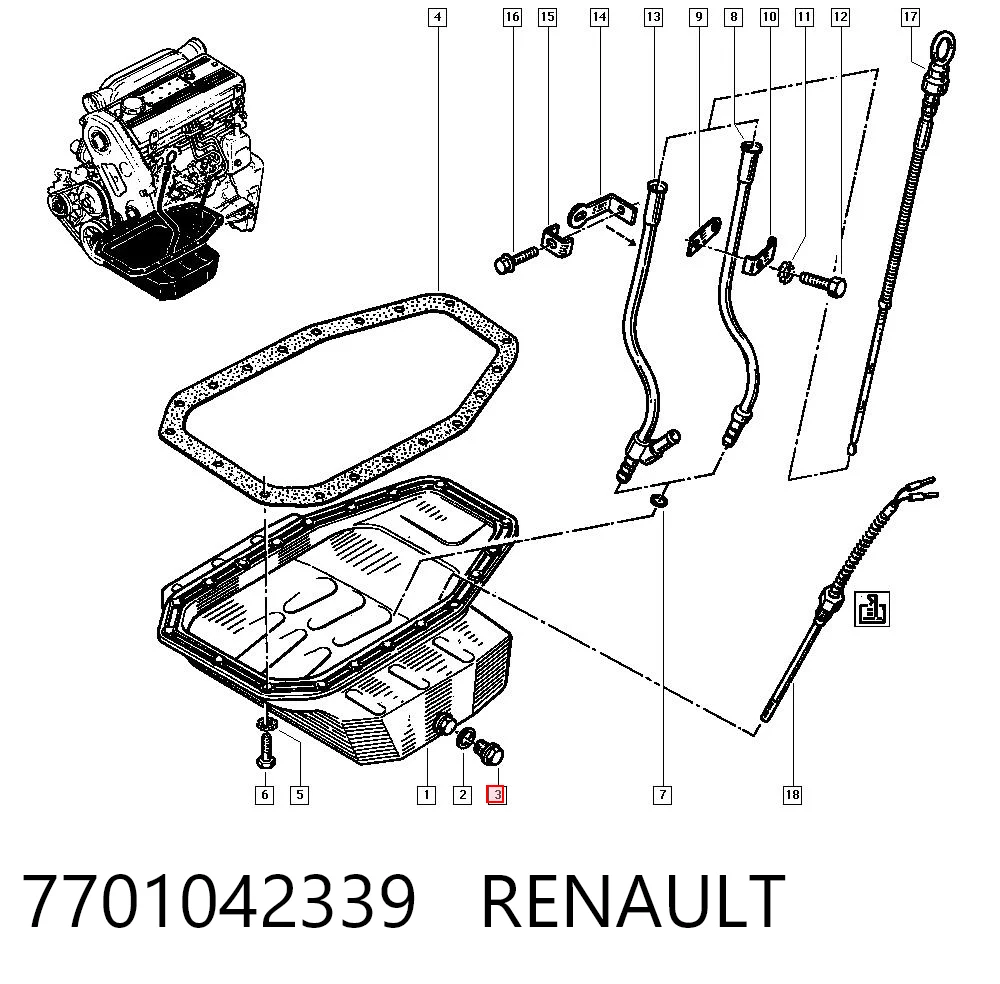 7701042339 Renault (RVI)