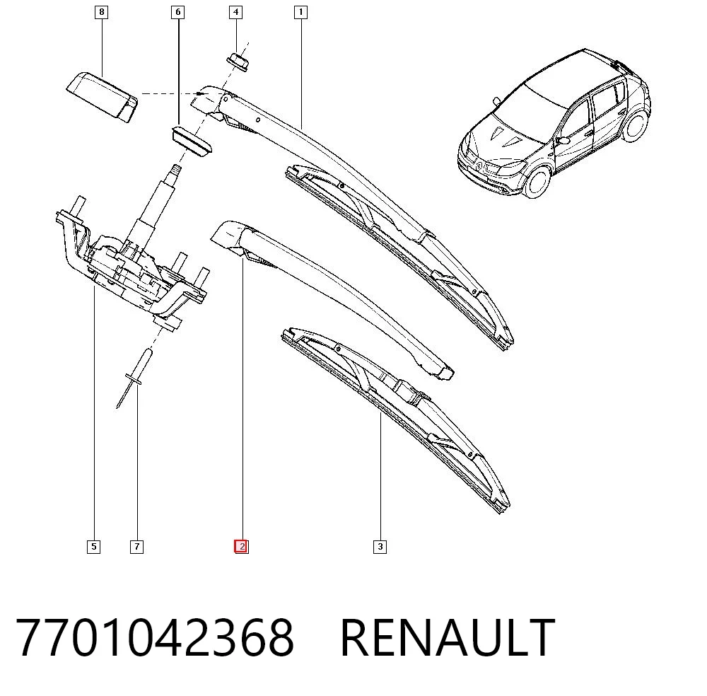 7701042368 Renault (RVI)