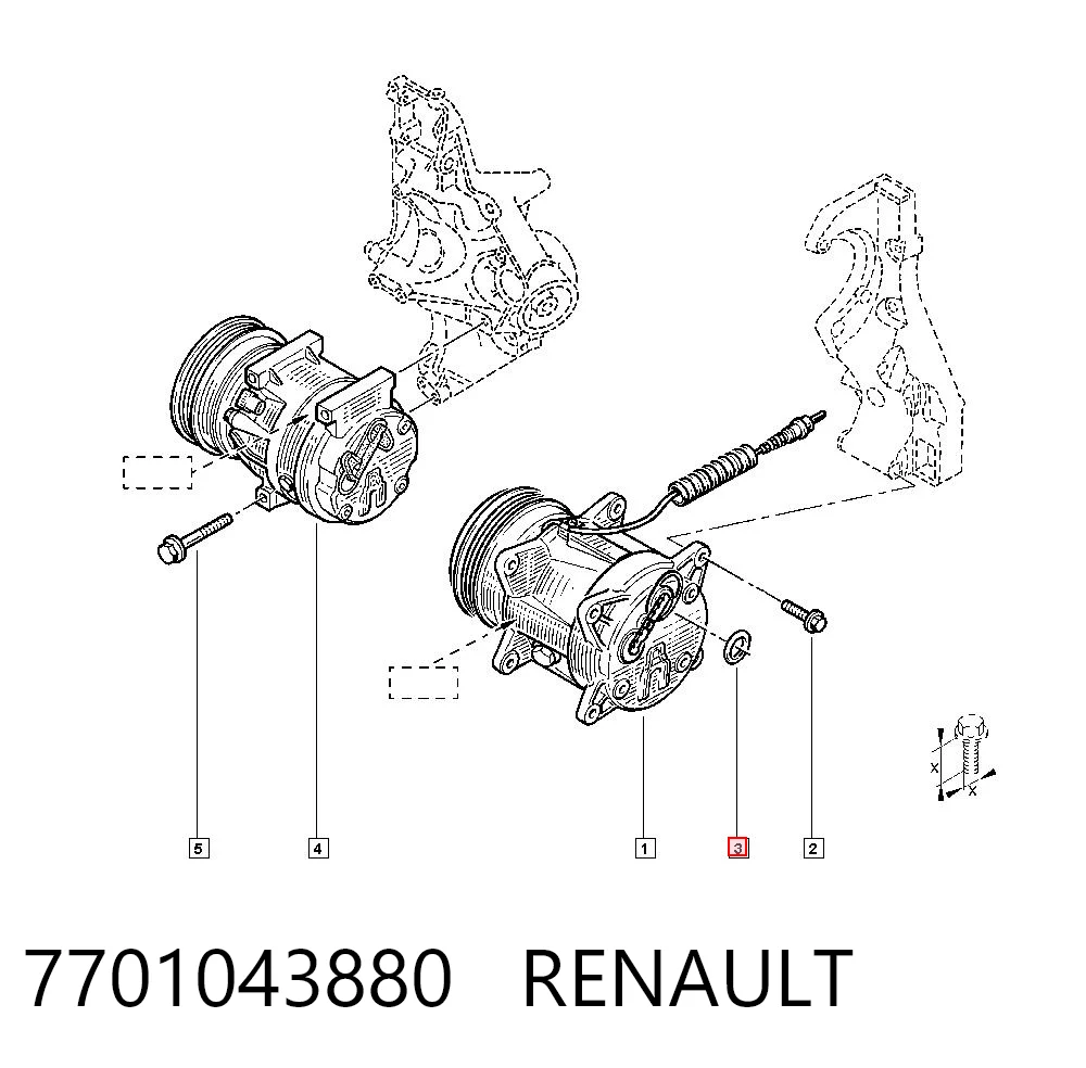 7701043880 Renault (RVI)