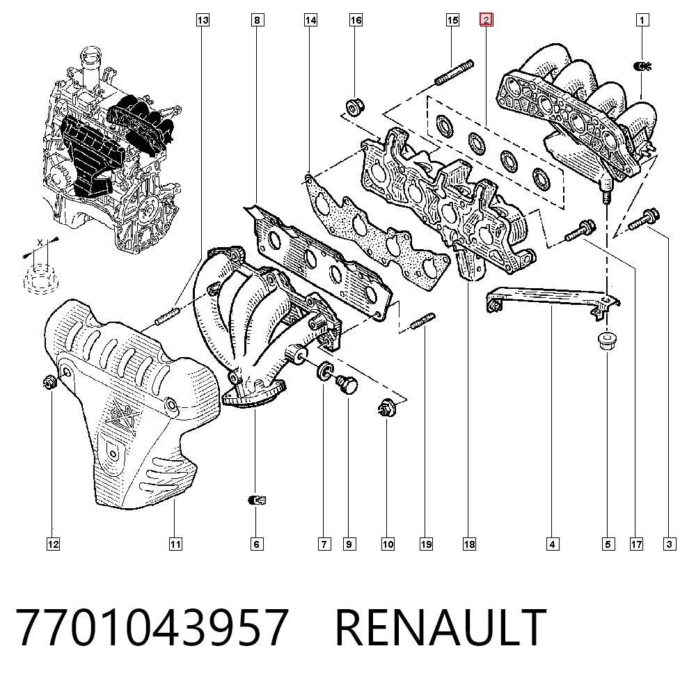 7701043957 Renault (RVI)